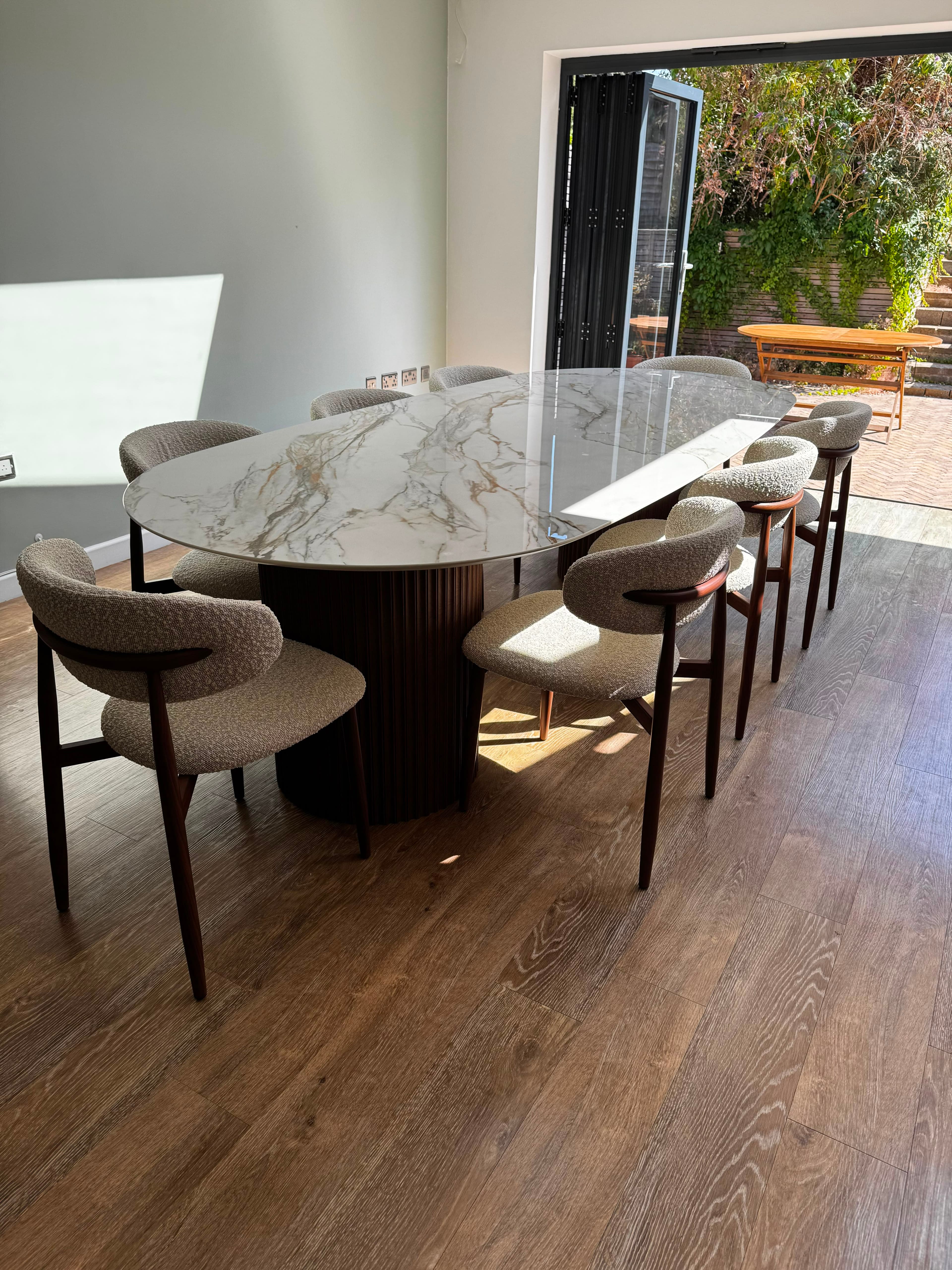 Bespoke Hestoria dining table, collection composition 10