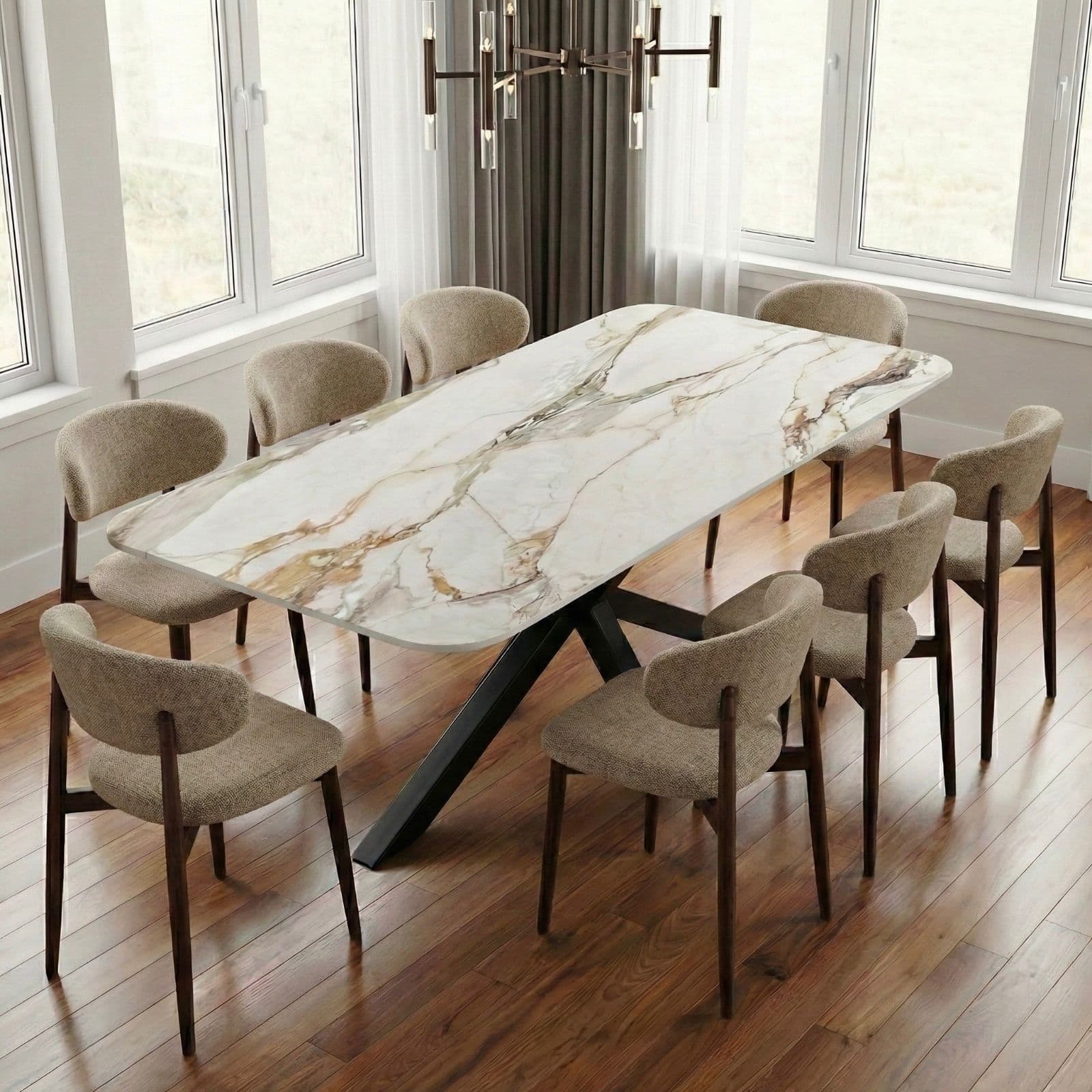 Bespoke Hestoria dining table, collection composition 1